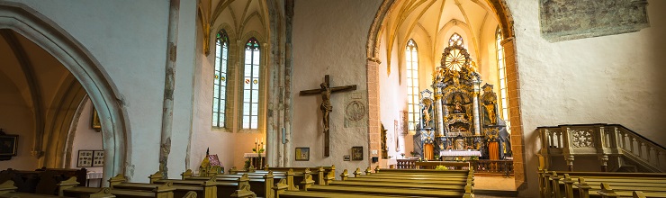 Einblick in die Wolfgangskirche
